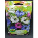Super Seeds Nigella Damascena Flowers Mix Blue Purple White 400+ Pcs