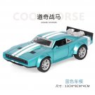 RCY 1:32 Fast Furious Dodge Charger blue Car Toy Horses Muscle With Sound Lighting