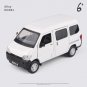 RCY 1:30 Wuling Alloy Transport Passenger Truck white Car Diecast Sound And Light Toy