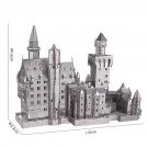 RCY 3D Puzzle Metal Castle Silver Model Building Kits DIY Toys Jigsaw