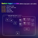 RCY Mini Hitbox slient red WASD GP2040 CE Fightstick Game Pad Keyboard Cherry MX Switch