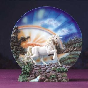 Unicorn Sculpture Plate