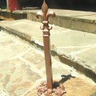 Iron Paper Towel Holder Copper colored Handmade USA ec