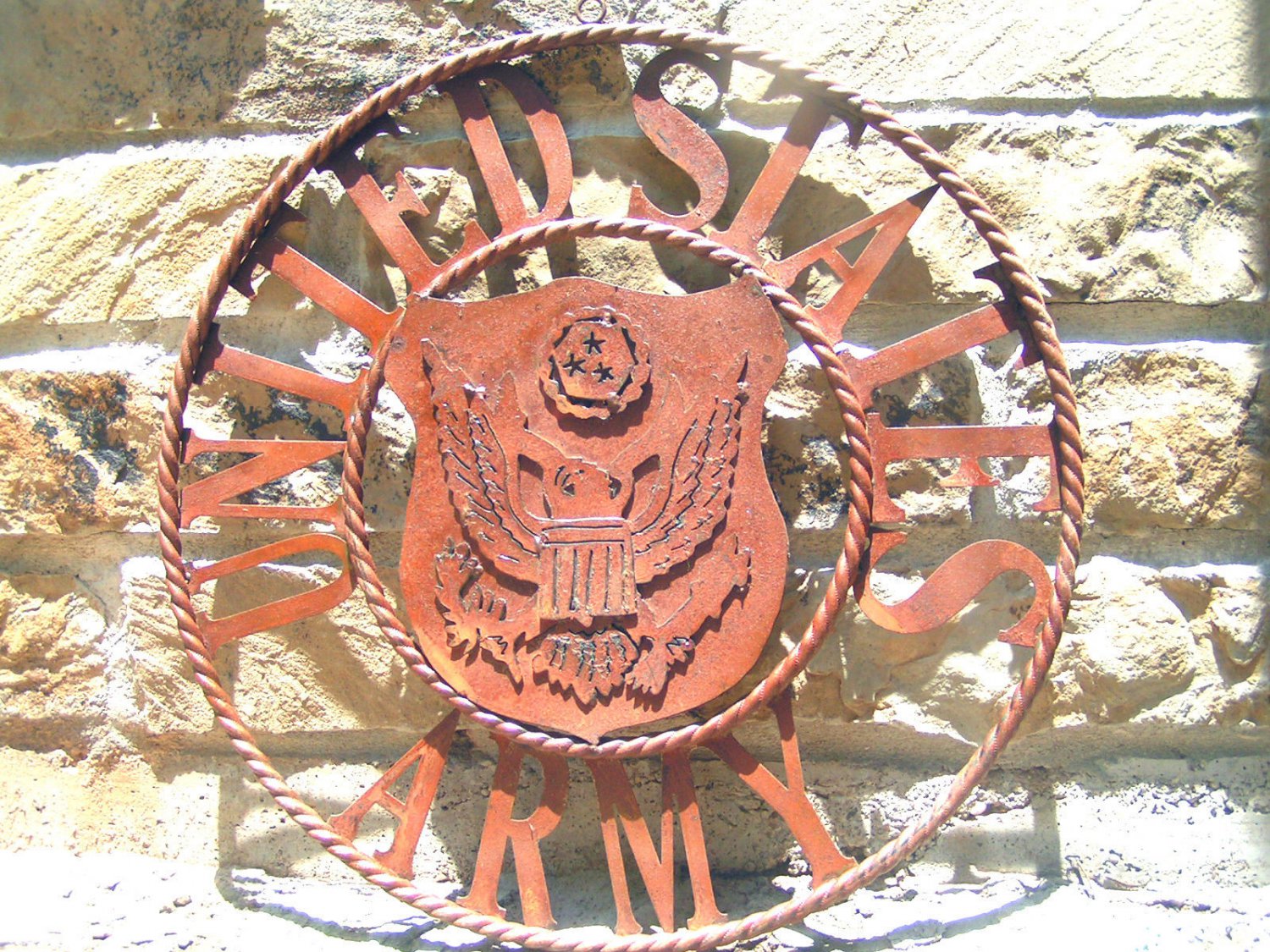 United States ARMY Sign Plasma Metal Art 22 inches 0629