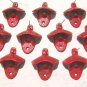 TEN RED Cast Iron Soda Beer Bottle Opener Drawer Cabinet pull s 10 ec
