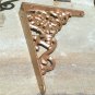 SIX (3 pair) Cast Iron Wall Shelf Brackets Corbel VICTORIAN Braces Shiny Copper