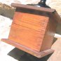 Primitive Old Wooden Dovetailed Coffee Mill Grinder