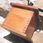 Primitive Old Wooden Dovetailed Coffee Mill Grinder