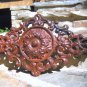 Victorian design Cast Iron Pediment Rust finish 0875 ec