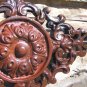 Victorian design Cast Iron Pediment Rust finish 0875 ec