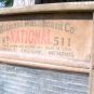 Antique Primitive NATIONAL 511 Washboard Wood Glass 86