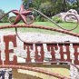 Metal Welcome to the FARM Sign for Wall Entry Gate 44 3/4 inch ec