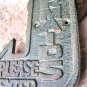 Mermaids Please Enter Arrow Cast Iron Wall Plaque Indoor Outdoor ec