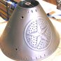 Rustic Brushed Tin Punch Metal Star Round Lamp Shade Sm ec