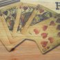 Texas Hold Em Poker wood sign, Old style casino bar tavern card playing sign