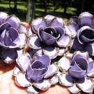 Ten metal Light purple roses, flowers for accents, embellishments, crafting, weddings Ten metal Light purple roses, flowers for accents, embellishments, crafting, weddings
