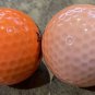 2- THE CHILI OPEN GOLF CLASSIC Logo Golf Balls Orange Akron Ohio