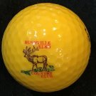 Rushville Elks Country Club Logo Golf Ball Yellow Golden Ram Laser Indiana