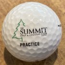 The Summit Golf & Country Club Logo Golf Ball PRACTICE ON CANADA The Summit Golf & Country Club Logo Golf Ball PRACTICE ON CANADA