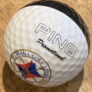 Olomana Golf Links Logo Golf Ball Ping Eye 2 Promotional Two Tone Black & White Olomana Golf Links Logo Golf Ball Ping Eye 2 Promotional Two Tone Black & White