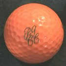 The Peninsula Golf & Country Club Logo Golf Ball Orange Ultra AR432 PGCC The Peninsula Golf & Country Club Logo Golf Ball Orange Ultra AR432 PGCC