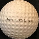 Fort Eustis G.C. Logo Golf Ball Top-Flite Older Ball Wording Only Fort Eustis G.C. Logo Golf Ball Top-Flite Older Ball Wording Only