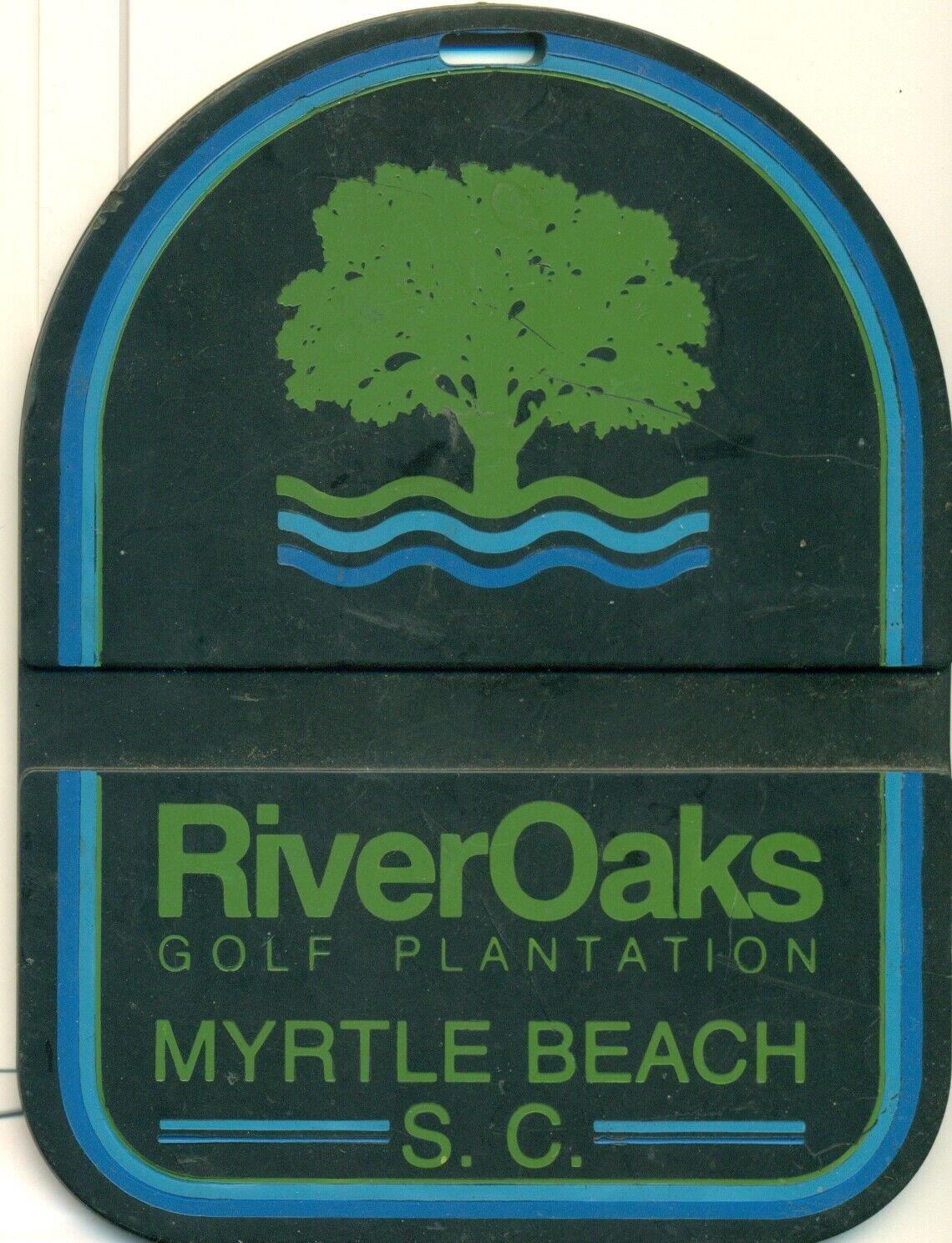 River Oaks Golf Plantation Bag Tag Myrtle Beach, SC Francis Cooper PGA Pro
