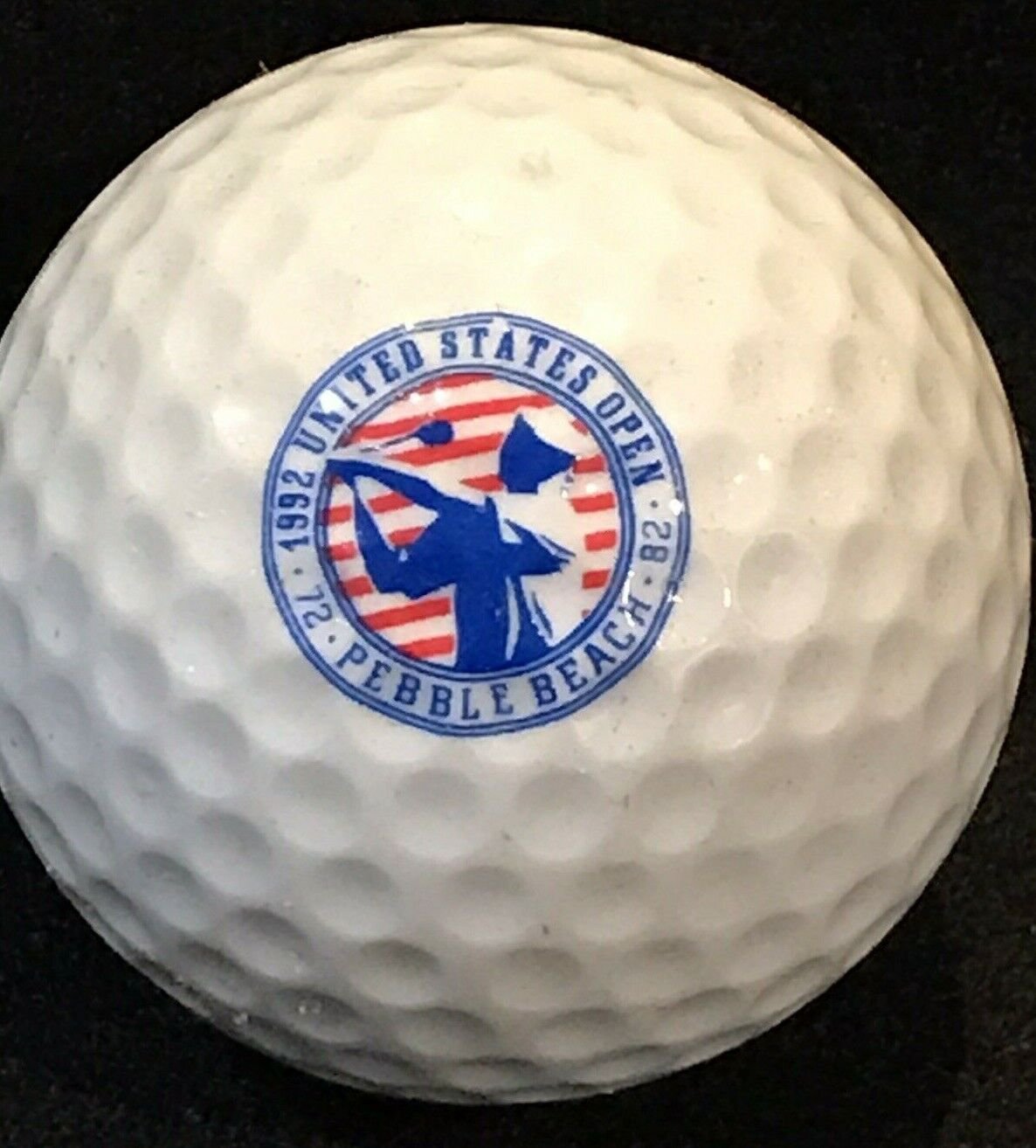 1992 US Open Logo Golf Ball Pebble Beach Tom Kite Winner Acushnet