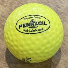 Pennzoil Industrial Lubricants Logo Golf Ball Advertising Yellow Pinnacle Pennzoil Industrial Lubricants Logo Golf Ball Advertising Yellow Pinnacle