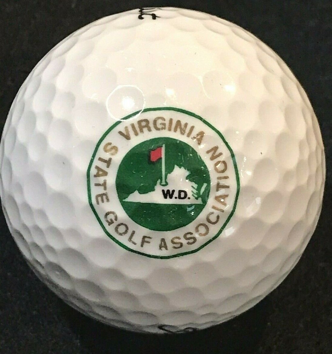 Virginia State Golf Association Logo Golf Ball Titleist HVC 90