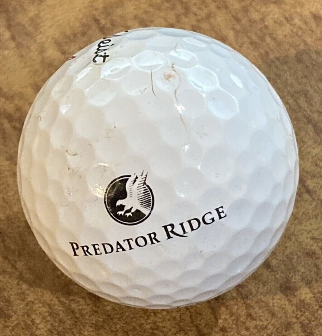 Predator Ridge Resort Logo Golf Ball British Columbia CANADA Titleist ProV1x