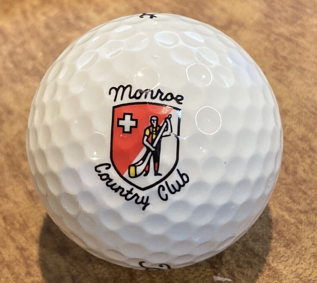 Monroe Country Club Logo Golf Ball Monroe, WI Titleist NXT