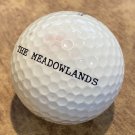 The MEADOWLANDS Logo Golf Ball Older Slazenger Ball