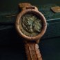 Female model WOLFS!!! Wooden wristwatch. Wooden bracelet. A gift for her