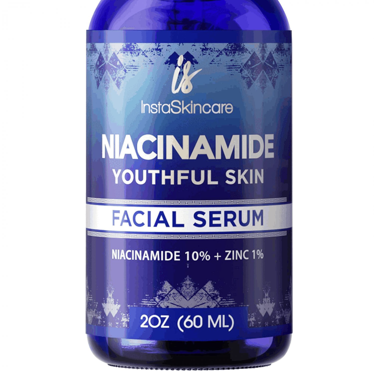DOUBLE SIZED (2Oz) Niacinamide Serum for Face 10% with Zinc 1% Vitamin B3 Facial