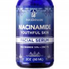 DOUBLE SIZED (2Oz) Niacinamide Serum for Face 10% with Zinc 1% Vitamin B3 Facial