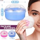 Baby Powder Container with Puff  Set of 2 Body Powder Puffs with Handles