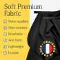 Lilexo Professional Black Hair Cutting Cape, Large Size, Snap Closure