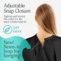 Lilexo Professional Black Hair Cutting Cape, Large Size, Snap Closure