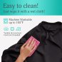 Lilexo Professional Black Hair Cutting Cape, Large Size, Snap Closure