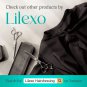 Lilexo Professional Black Hair Cutting Cape, Large Size, Snap Closure