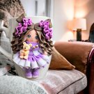 A cup made of polymer clay. Handmade sculpting.