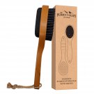 2 in 1 Natural Wood Pedicure Tool  Pumice Stone for Feet & Foot Brush