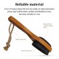 2 in 1 Natural Wood Pedicure Tool Pumice Stone for Feet & Foot Brush