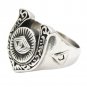 Horseshoe Sunshine Triangle All Seeing Eye Ring R1276