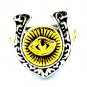 Horseshoe Sunshine Triangle All Seeing Eye Ring R1276G