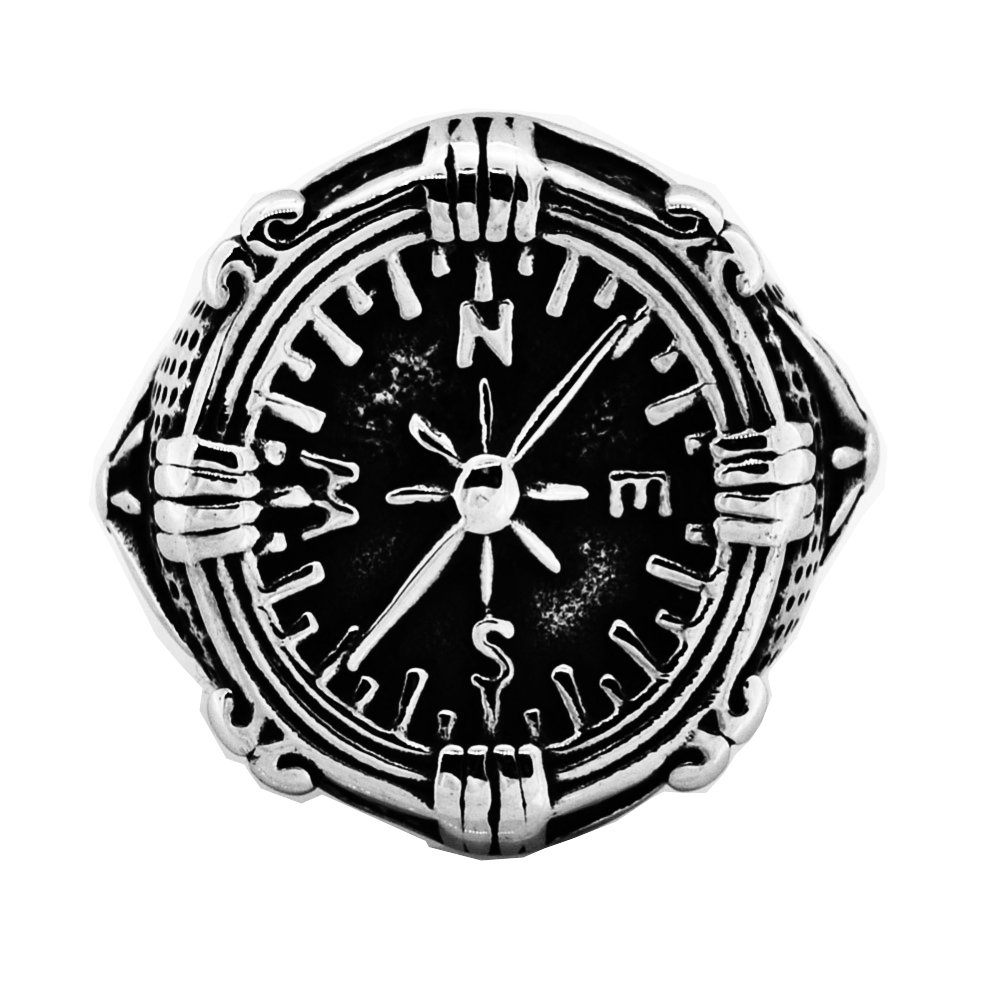 Watch Shape Compass Ring R1418