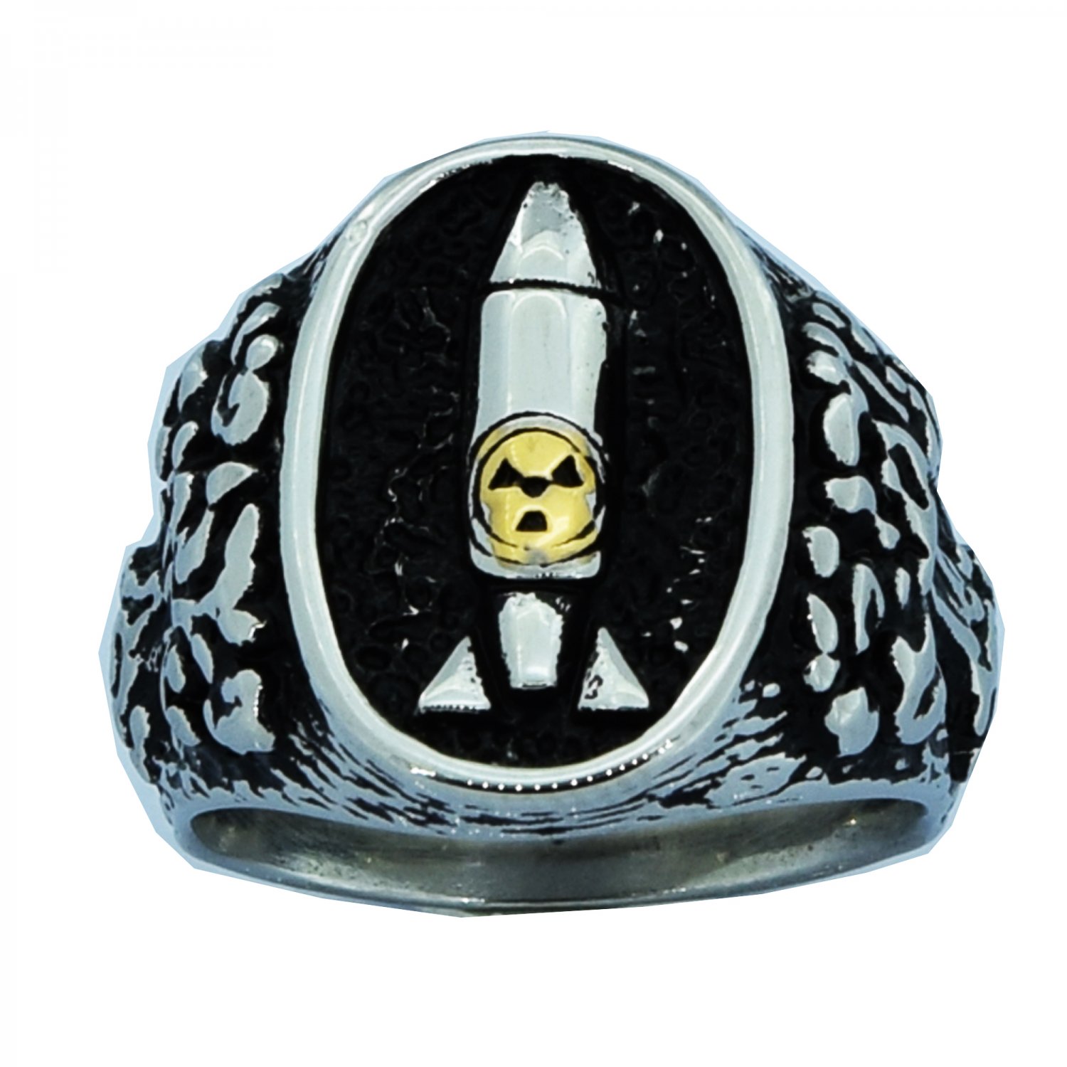 Mushroom Cloud Rocket Missile Ring R1448