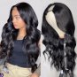 U Part Wigs - Human Hair - Body Wave Wigs - Remy Glueless