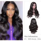Wear and Go Wigs - Body Wave Wigs - Pre-cut - Human Hair - Natural Color